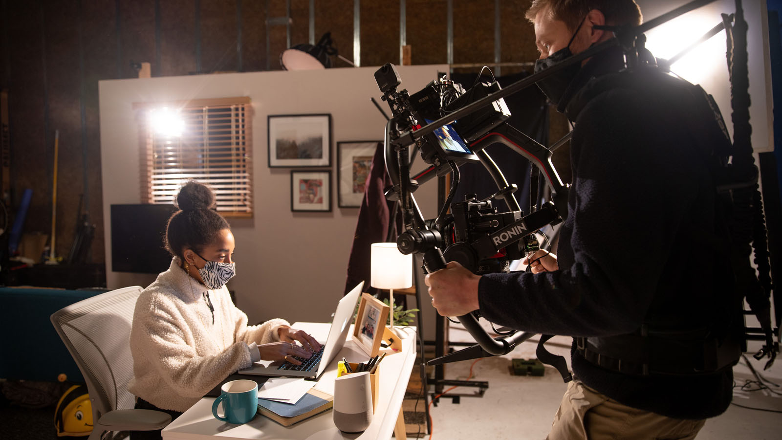 Video production still from Jisc