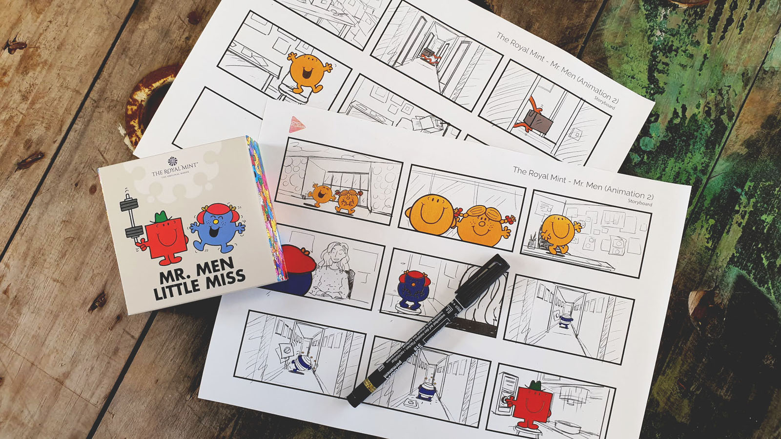 Behind the scenes animation from The Royal Mint