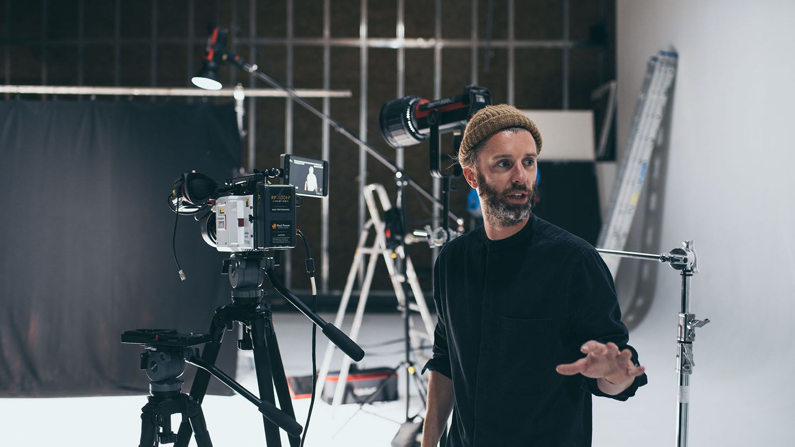 Video production still from IDLES